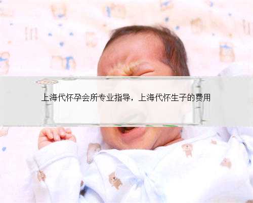 上海代怀孕会所专业指导，上海代怀生子的费用