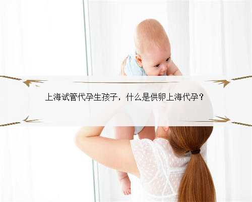 上海试管代孕生孩子，什么是供卵上海代孕？
