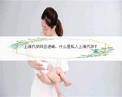 上海代孕网吕进峰，什么是私人上海代孕？