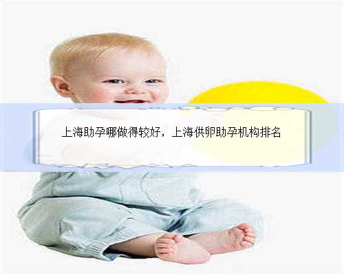 上海助孕哪做得较好，上海供卵助孕机构排名