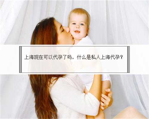 上海现在可以代孕了吗，什么是私人上海代孕？