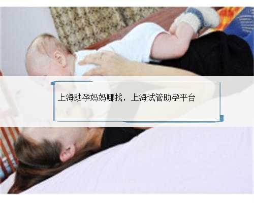 上海助孕妈妈哪找，上海试管助孕平台